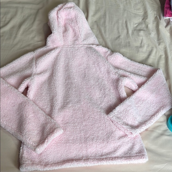 NWOT FILA Kids Pink Fleece Hoodie - Picture 4 of 4